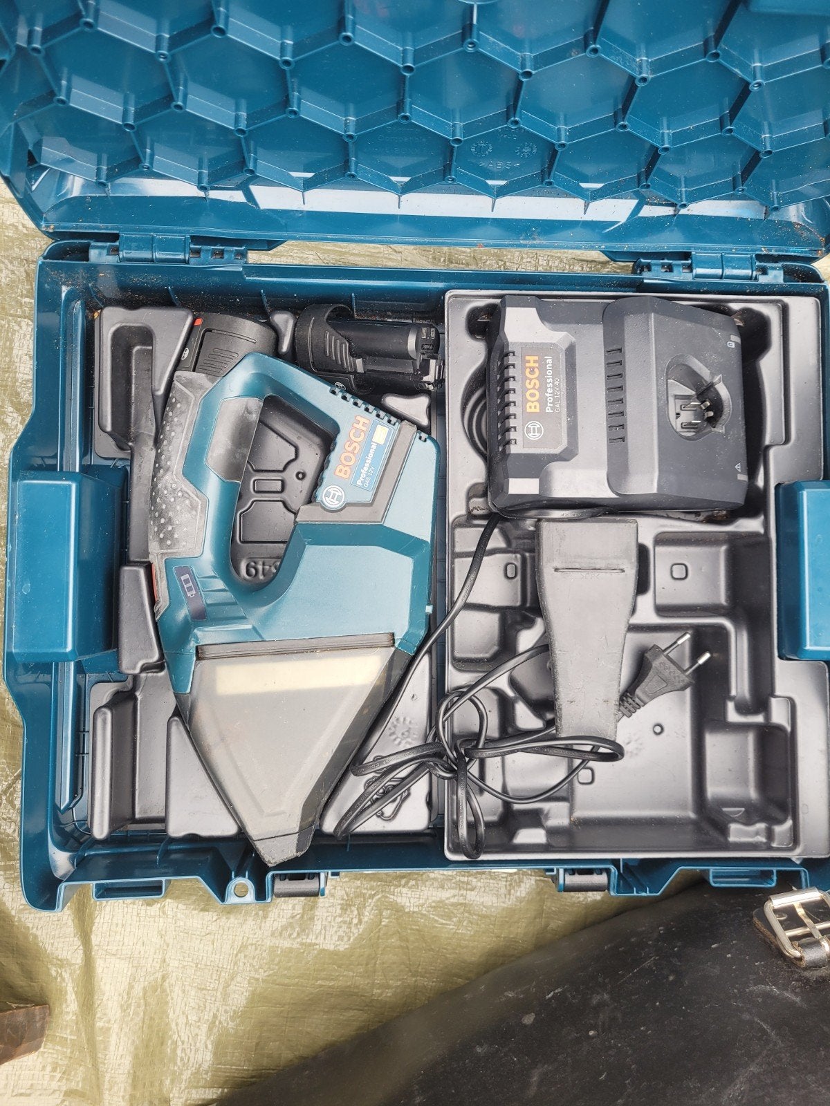 Bosch Professional GSR 12V met 3.0 Ah accu, Ophalen, Gebruikt, Minder dan 400 watt, Boor- en Schroefmachine