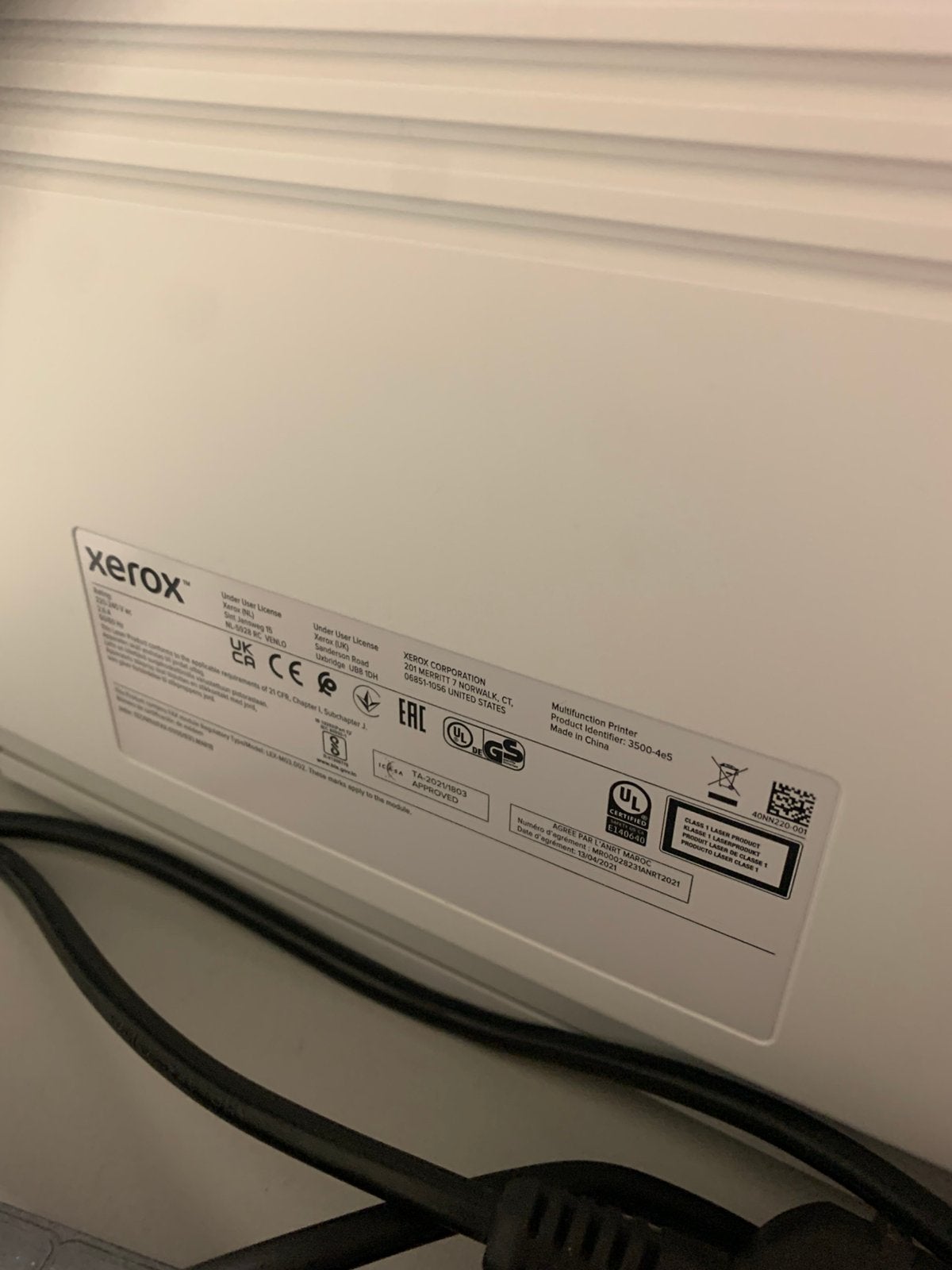 Printer xerox, Computers en Software, Printers, Ophalen, Gebruikt