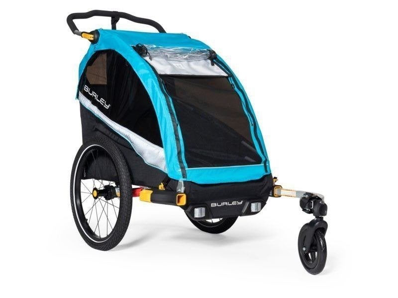 Fietskar Burley D'Lite X single 1 kind Aqua, Fietsen en Brommers, Ophalen, Vering, 80 kg of meer, Nieuw