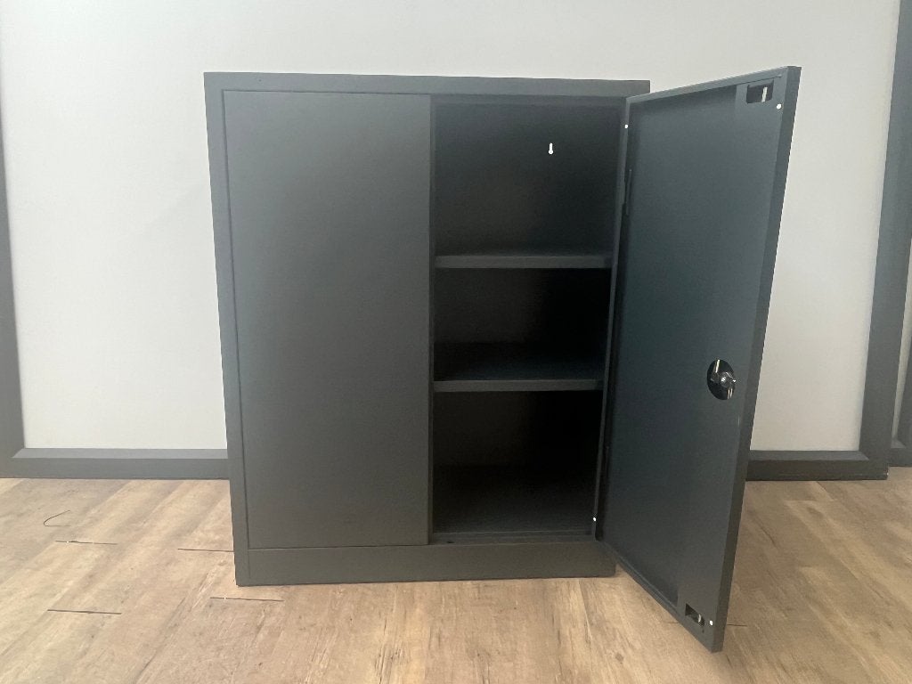 Draaideurkast antraciet (100), Ophalen, Gebruikt, 50 tot 100 cm, Minder dan 100 cm