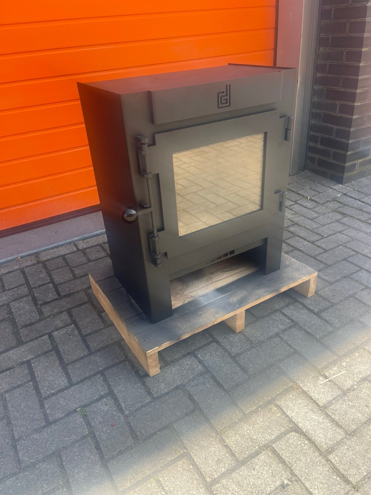 Tekoop DIK GEURTS jannik large 6,8 kw vermogen, Huis en Inrichting, Kachels, Ophalen, Houtkachel, Zo goed als nieuw, Vrijstaand