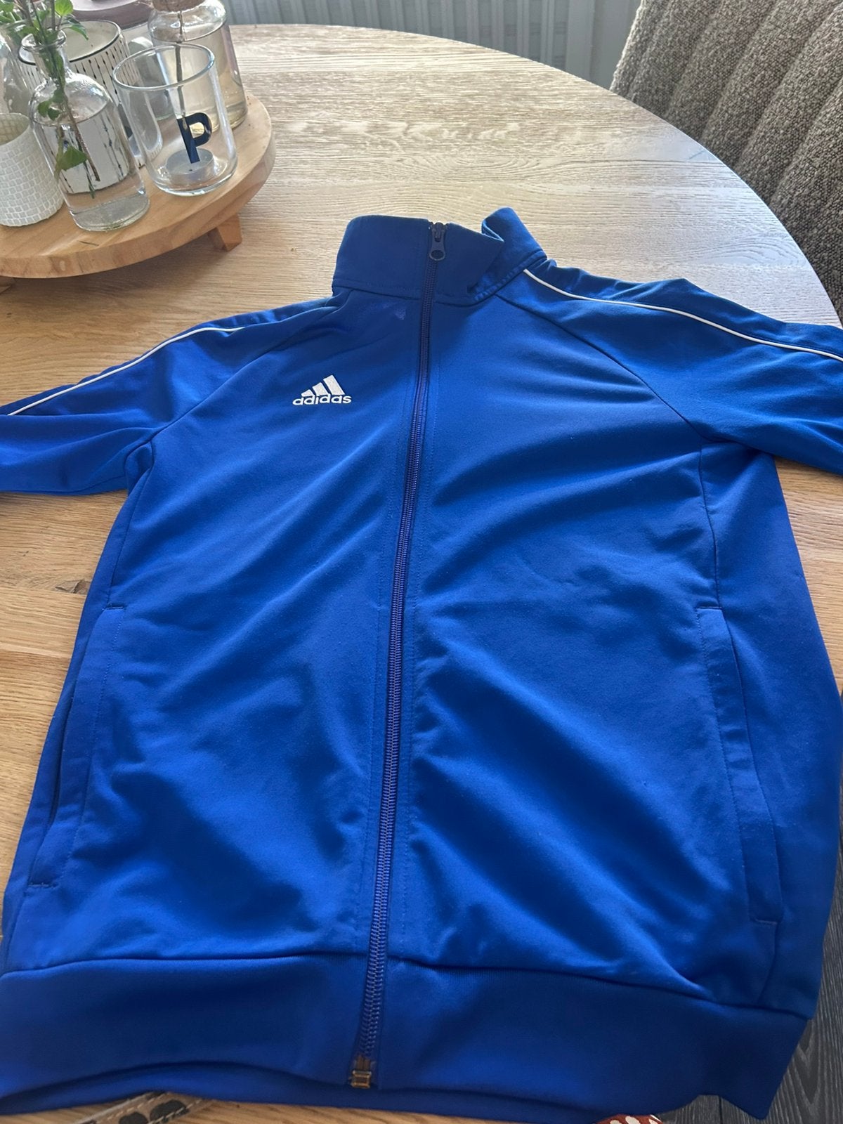 Adidas vest, Ophalen, Blauw, Overige maten, Zo goed als nieuw