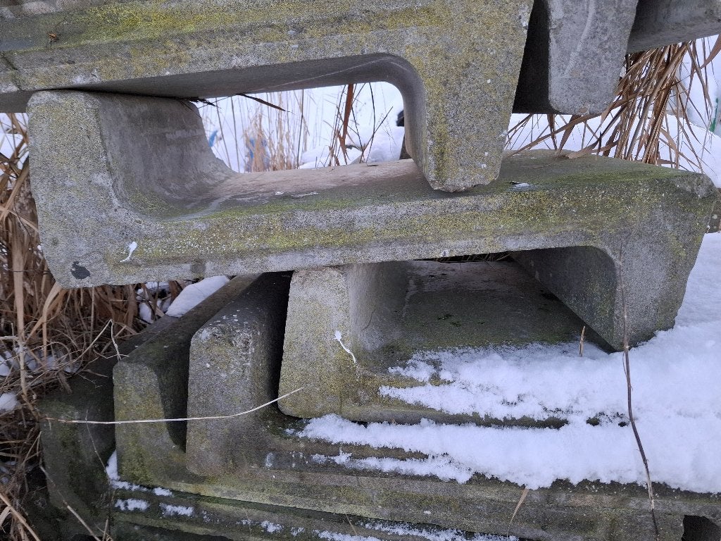 Traptrede beton 22 stuks, Tuin en Terras, Ophalen, Gebruikt, Beton, Minder dan 100 cm