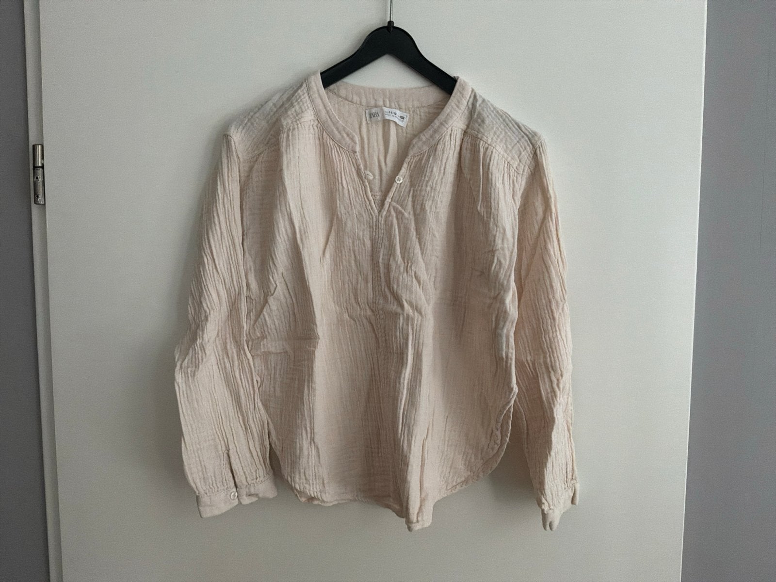 Zara mousseline blouse maat 152 (11-12 jaar), Ophalen of Verzenden, Zo goed als nieuw, Meisje, Overhemd of Blouse