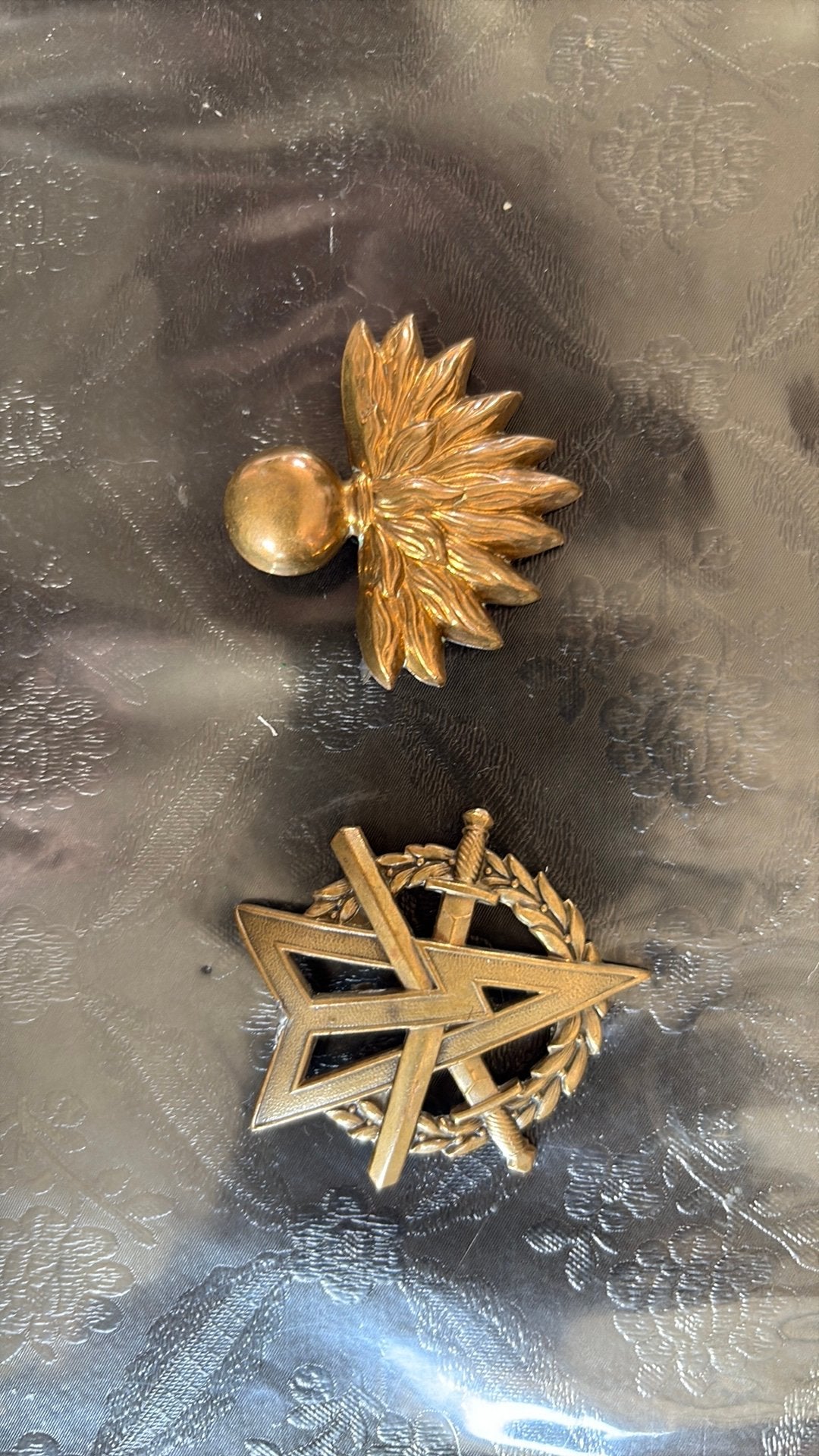 2 Militaire insignes, Ophalen of Verzenden, Nederland, Embleem of Badge