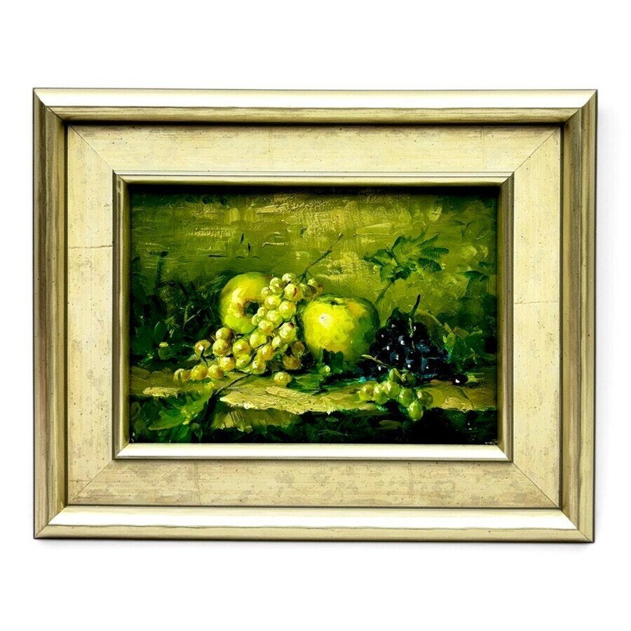 Hollandse School 20e eeuw - Stilleven met appels en druiven