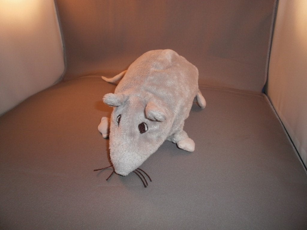 Ikea rat gosig ratta wit of grijs velours huidskleur staart/, IKEA, Overige typen, Nieuw, Ophalen of Verzenden