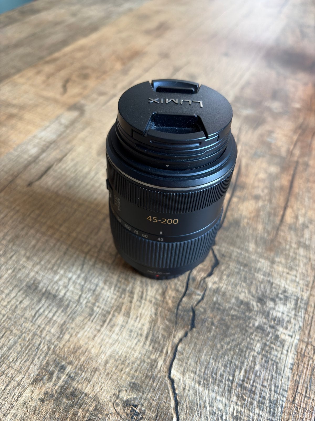 Lumix 45 - 200 mm MFT, Ophalen of Verzenden, Zo goed als nieuw, Telelens