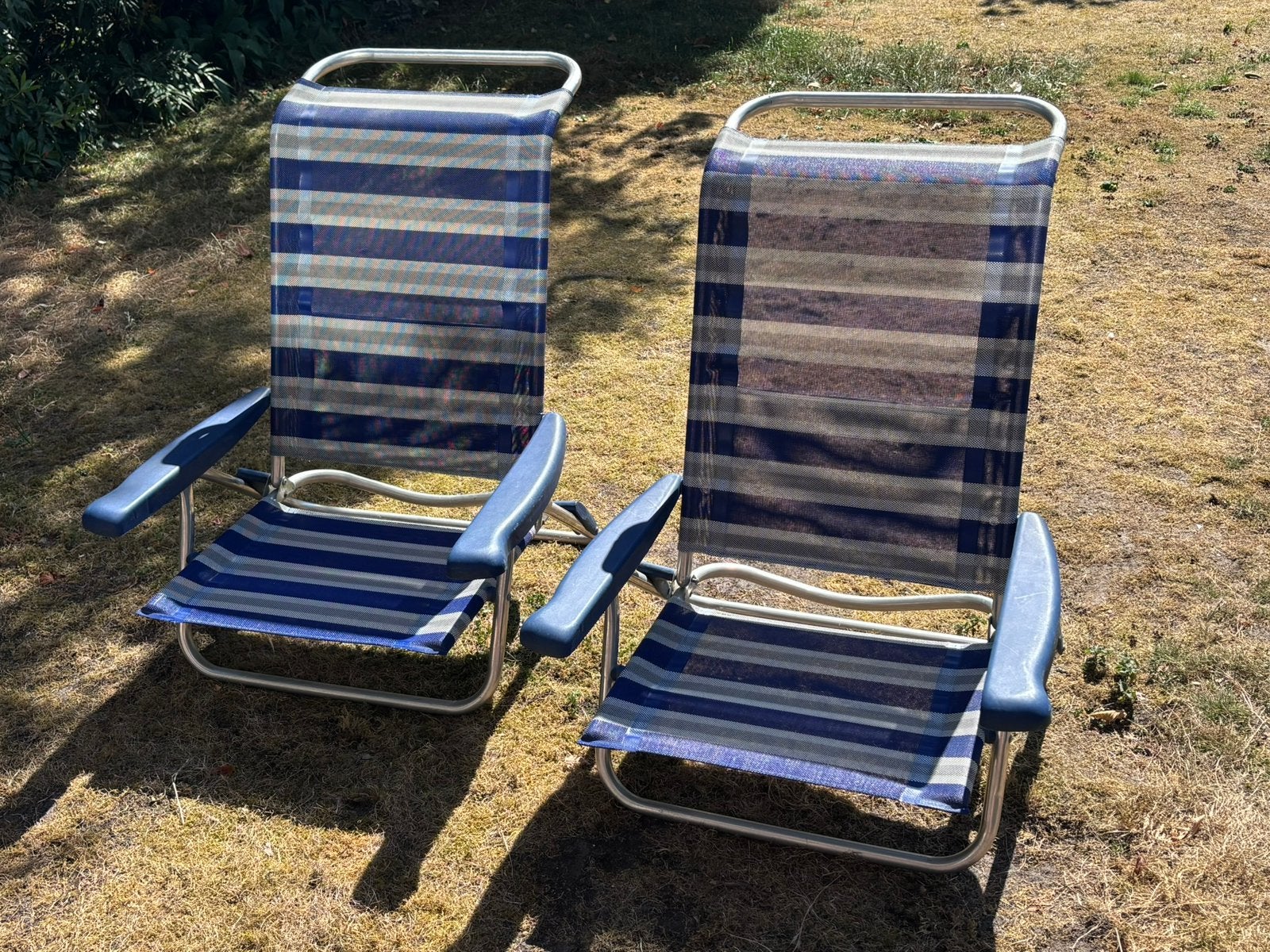 Inklapbare strandstoeltjes, set van 2, Ophalen, Gebruikt, Campingstoel