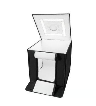 Caruba Portable Photocube Bi-Color LED 60cm, Ophalen of Verzenden, Zo goed als nieuw, Complete fotostudio