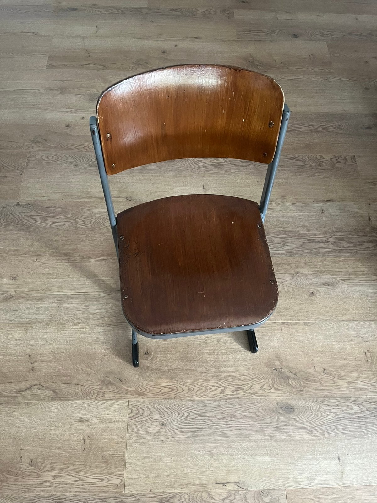 Vintage Schoolstoel, Ophalen