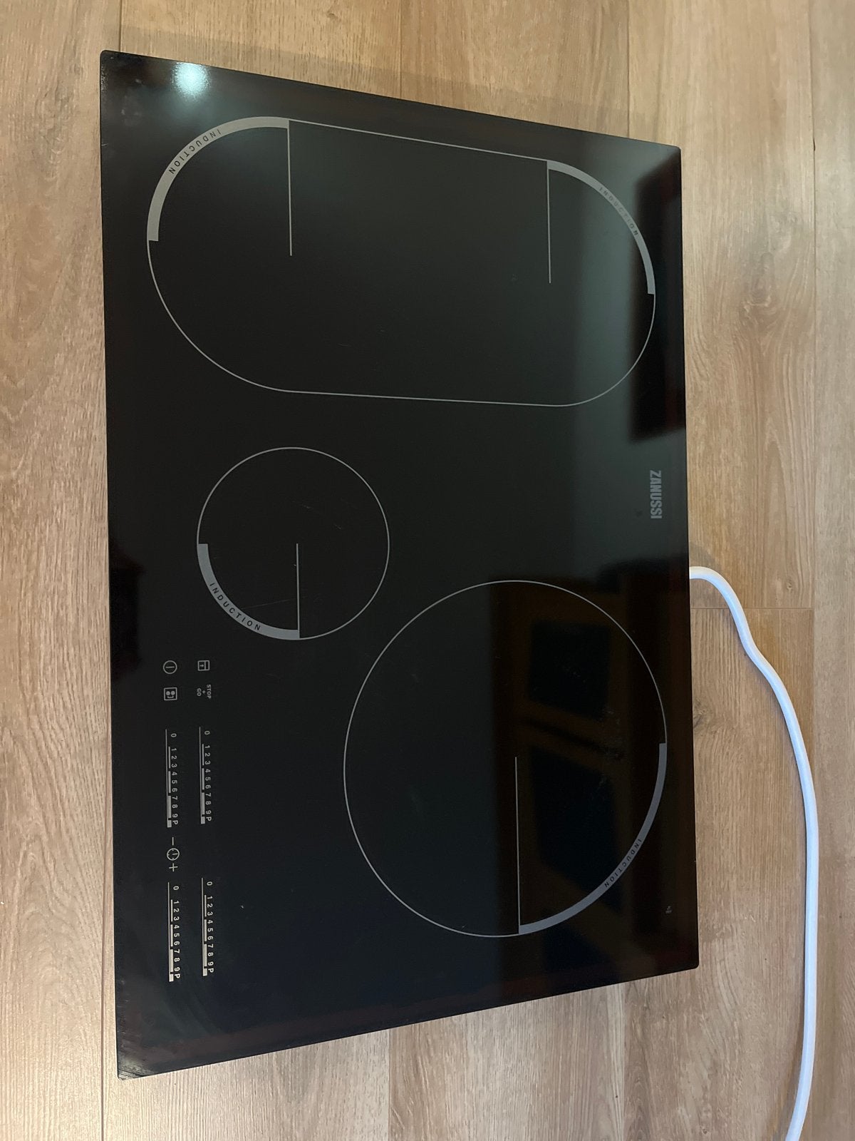 Zanussi Inductiekookplaat - 4 zones, Witgoed en Apparatuur, Ophalen, Gebruikt, 4 kookzones, Inductie