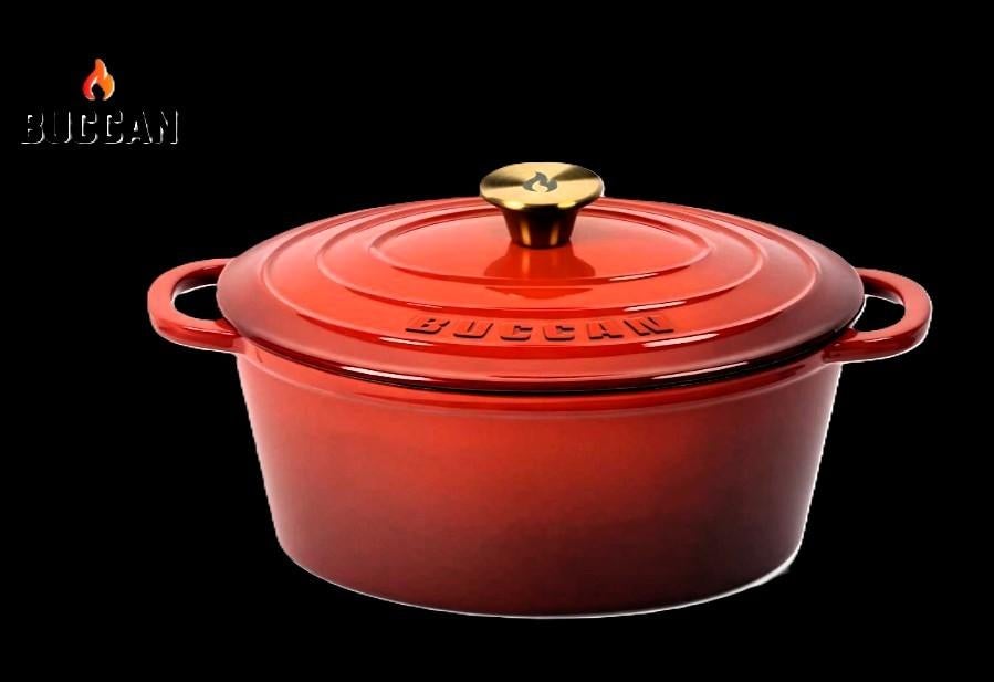 Gietijzeren Braadpan van Buccan, Gietijzer, Overige typen, Nieuw, Ophalen of Verzenden