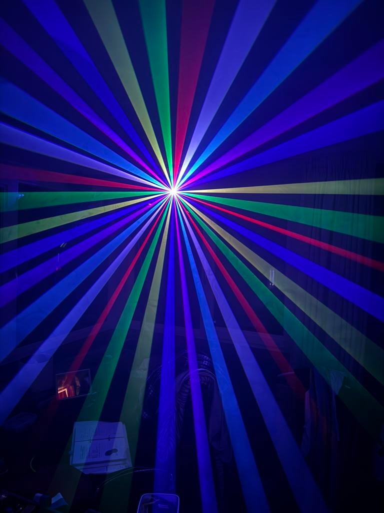 Gloednieuwe 500mW RGB Laser Projector, Ophalen, Zo goed als nieuw, Laser
