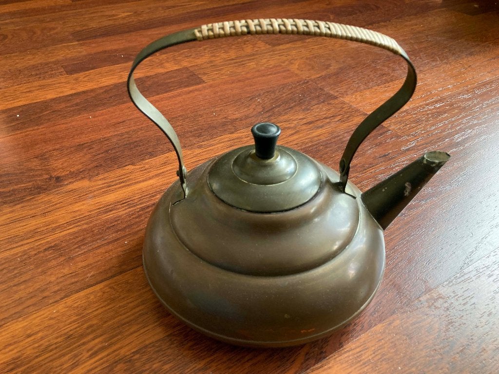 Koper keteltje gemerkt W diameter 16,5 cm, Ophalen of Verzenden