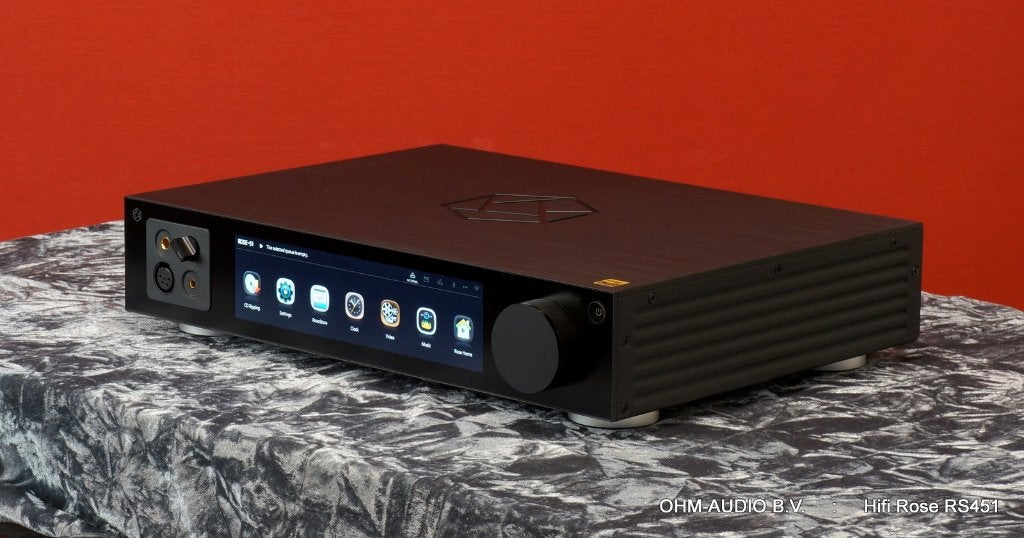 Hifi Rose RS451, Zwart : Demo Model, Ophalen of Verzenden, Nieuw, HDMI, Zonder harde schijf