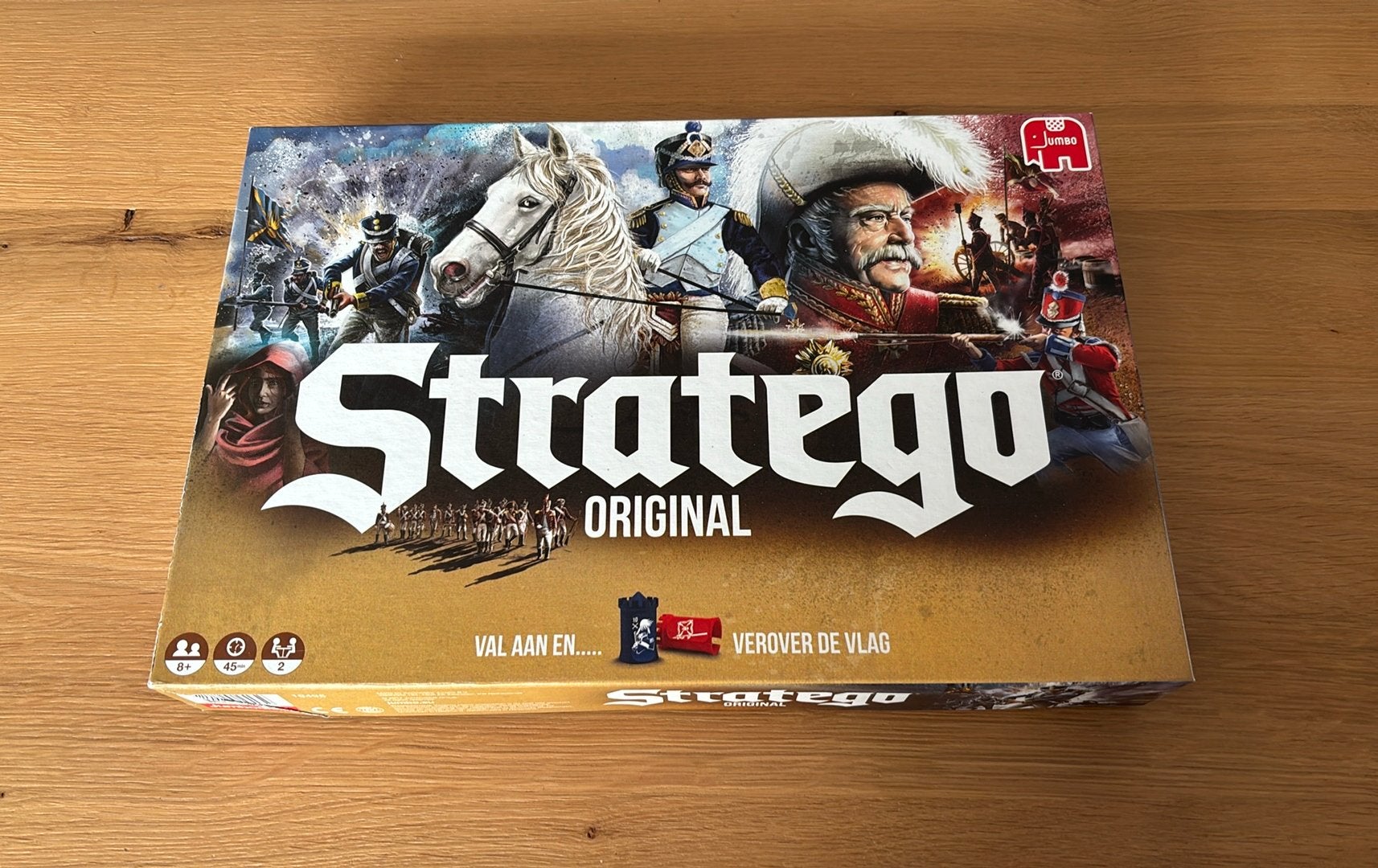 stratego original, Een of twee spelers, Ophalen of Verzenden, Zo goed als nieuw, Jumbo