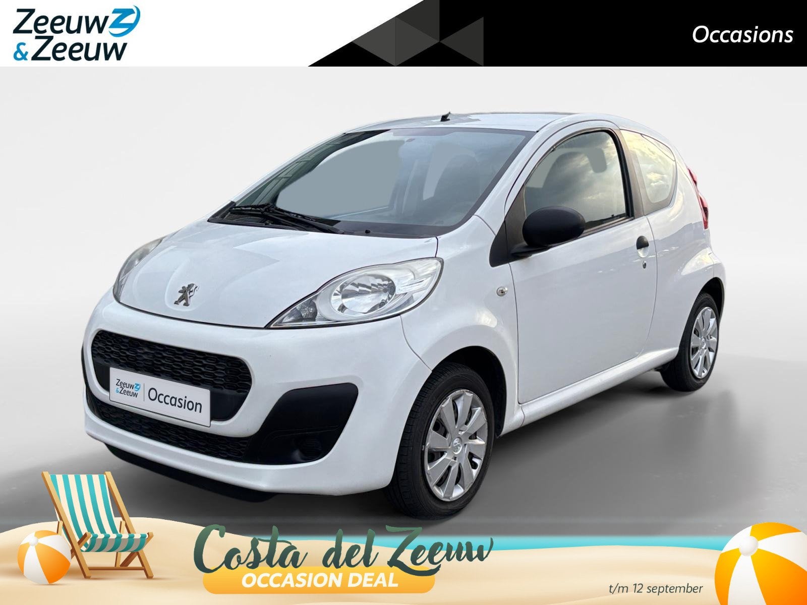 Peugeot 107 1.0 Access Basic | NL-AUTO | LAGE KILOMETERSTAND, Voorwielaandrijving, Stof, Gebruikt, 4 stoelen