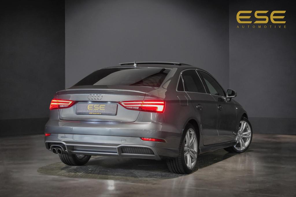 Audi A3 Limousine 1.4 TFSI CoD Sport S Line Edition | Panora, Auto's, Audi, Gebruikt, 4 cilinders, 150 pk, Leder en Stof