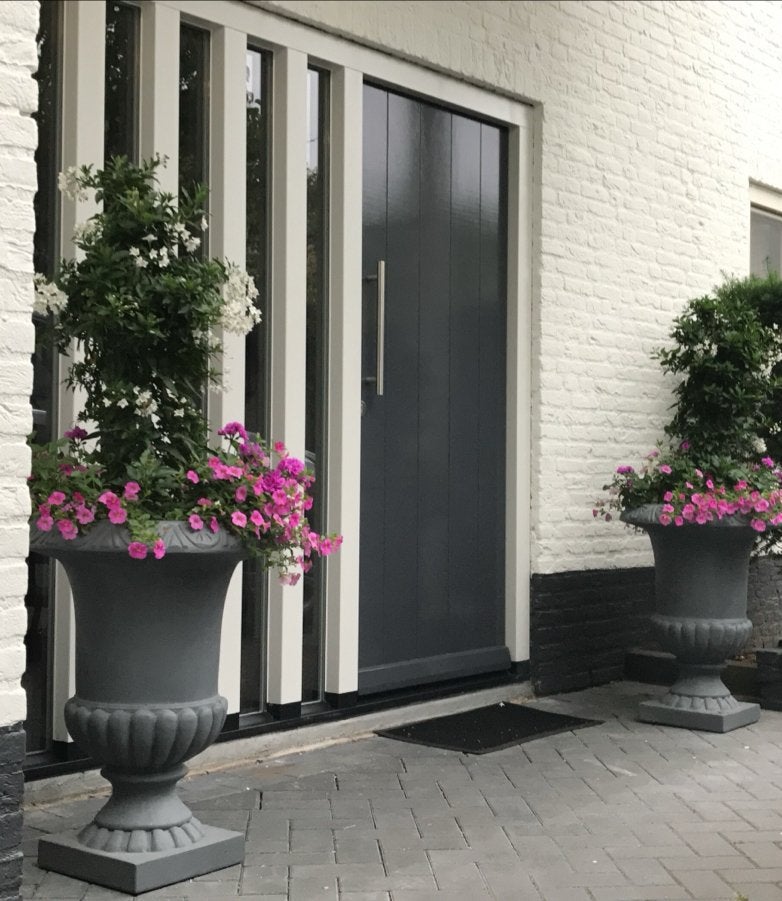 4 Grote Bloempotten/Bloembakken - H78cm D55cm, Tuin en Terras, Bloempotten, Ophalen, Gebruikt, 40 cm of meer, Rond