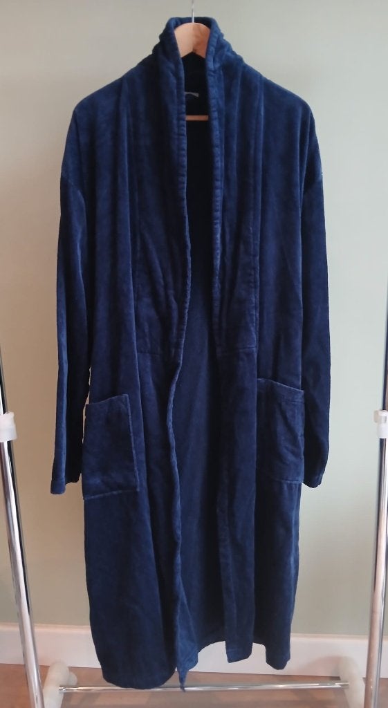Heren badjas, Ophalen of Verzenden, Zo goed als nieuw, Maat 56/58 (XL), Hema