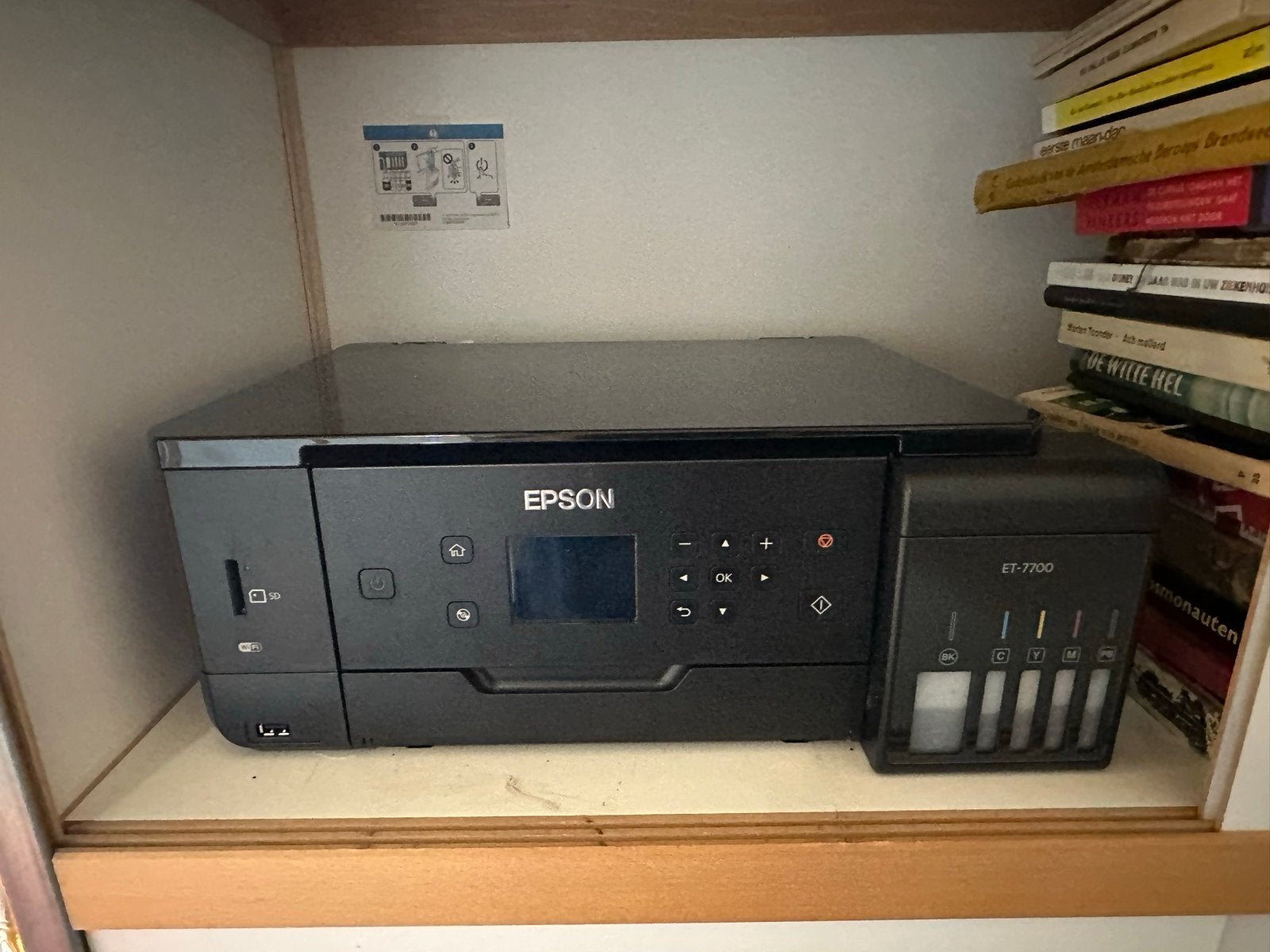Epson EcoTank ET-7700 All-in-One Inkjetprinter, Ophalen, Inkjetprinter, All-in-one, Kleur printen