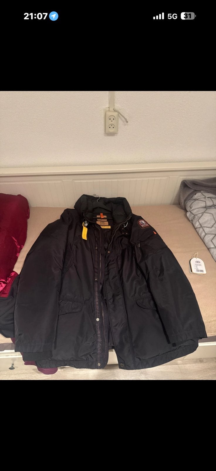 Parajumper winterjas, Ophalen, Zo goed als nieuw, Overige maten, Zwart