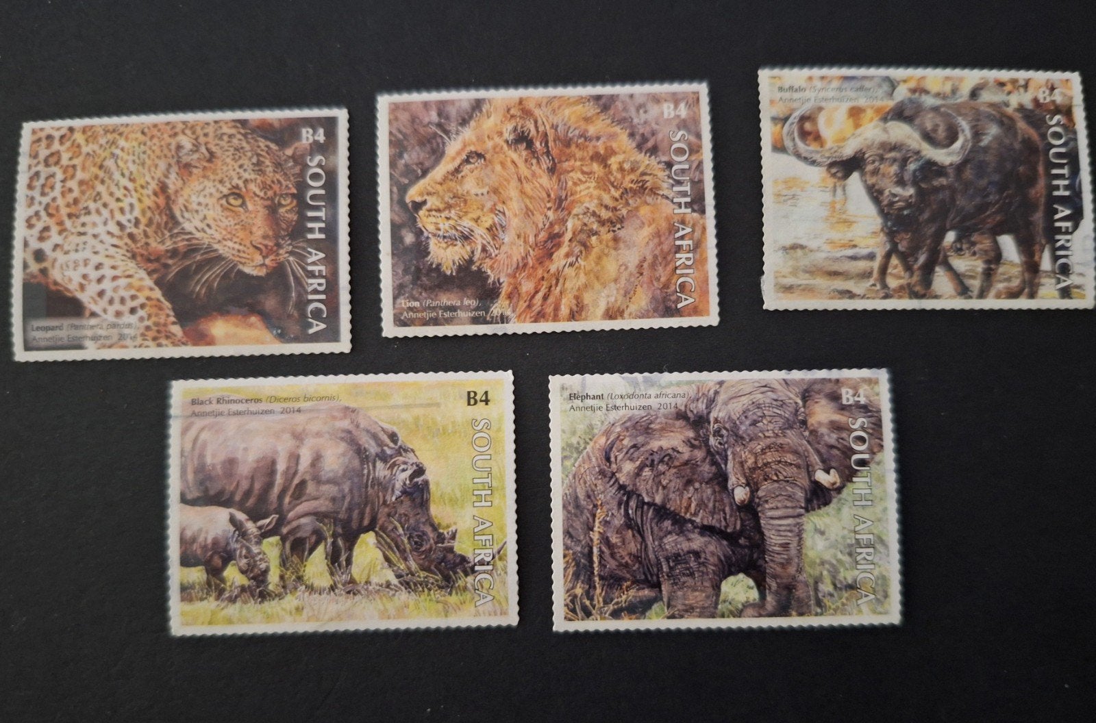 2014 ZUID-AFRIKA ** - COMPLETE SERIE  THE BIG FIVE **, Ophalen of Verzenden, Zuid-Afrika, Postfris