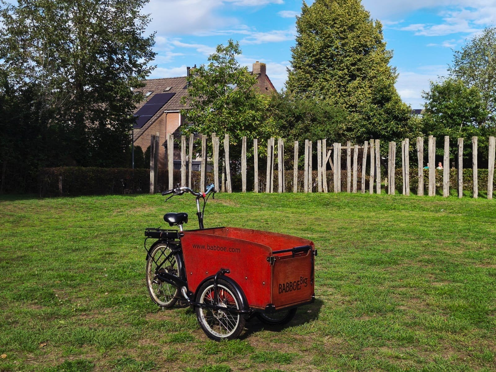 Babboe Big-e - Elektrische bakfiets - incl gratis regenhoes, Ophalen, Gebruikt, 3 kinderen, Elektrisch