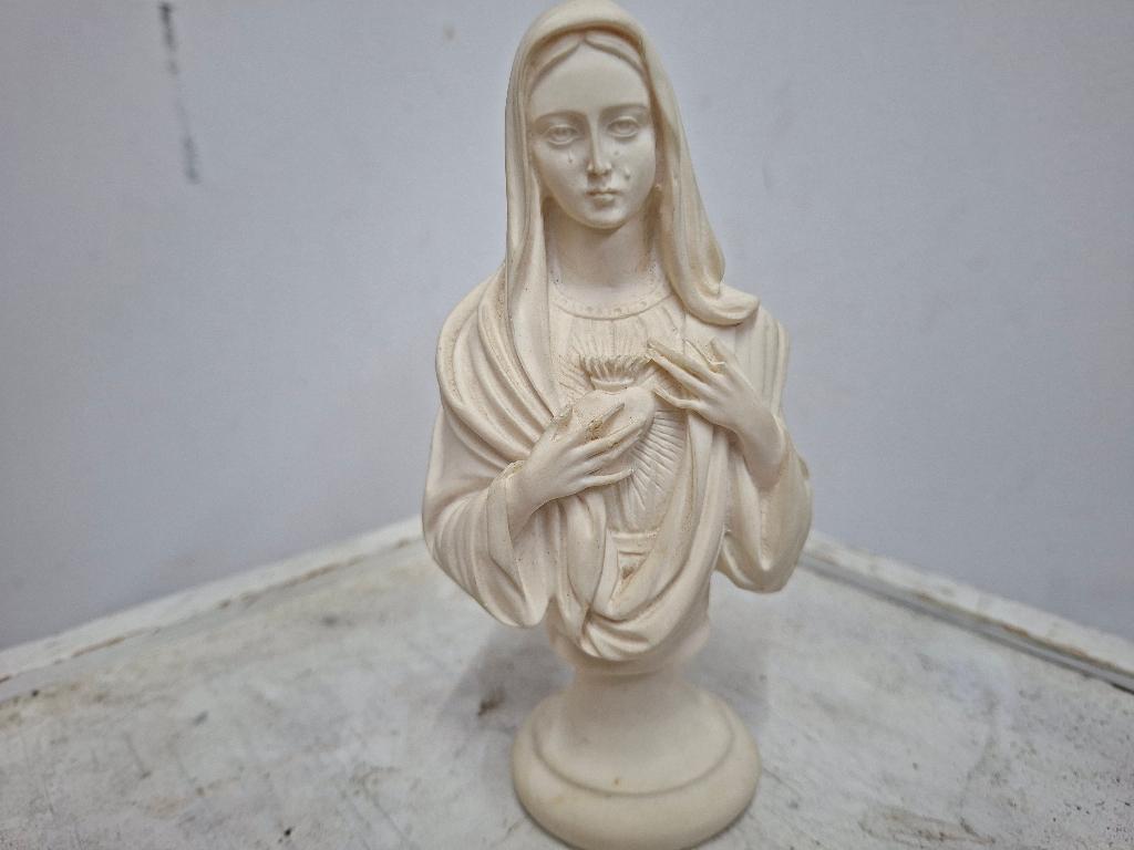 antiek borstbeeld maria, Antiek en Kunst, Antiek | Religie, Ophalen of Verzenden