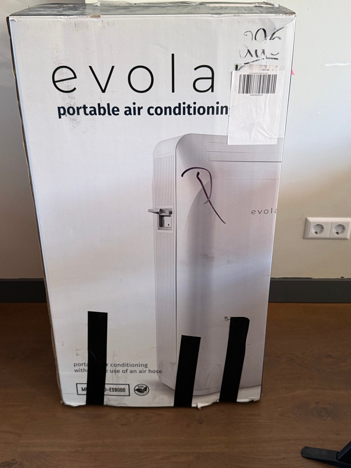 EVOLAR EVO-ES9000 Mobiele Airco, Witgoed en Apparatuur, Airco's, Ophalen, Minder dan 60 m³, Nieuw, 3 snelheden of meer
