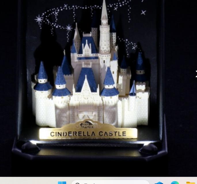 Tokyo Disney Resort - Cinderella Castle, Verzamelen, Disney, Ophalen of Verzenden, Sneeuwwitje of Doornroosje, Nieuw, Overige typen