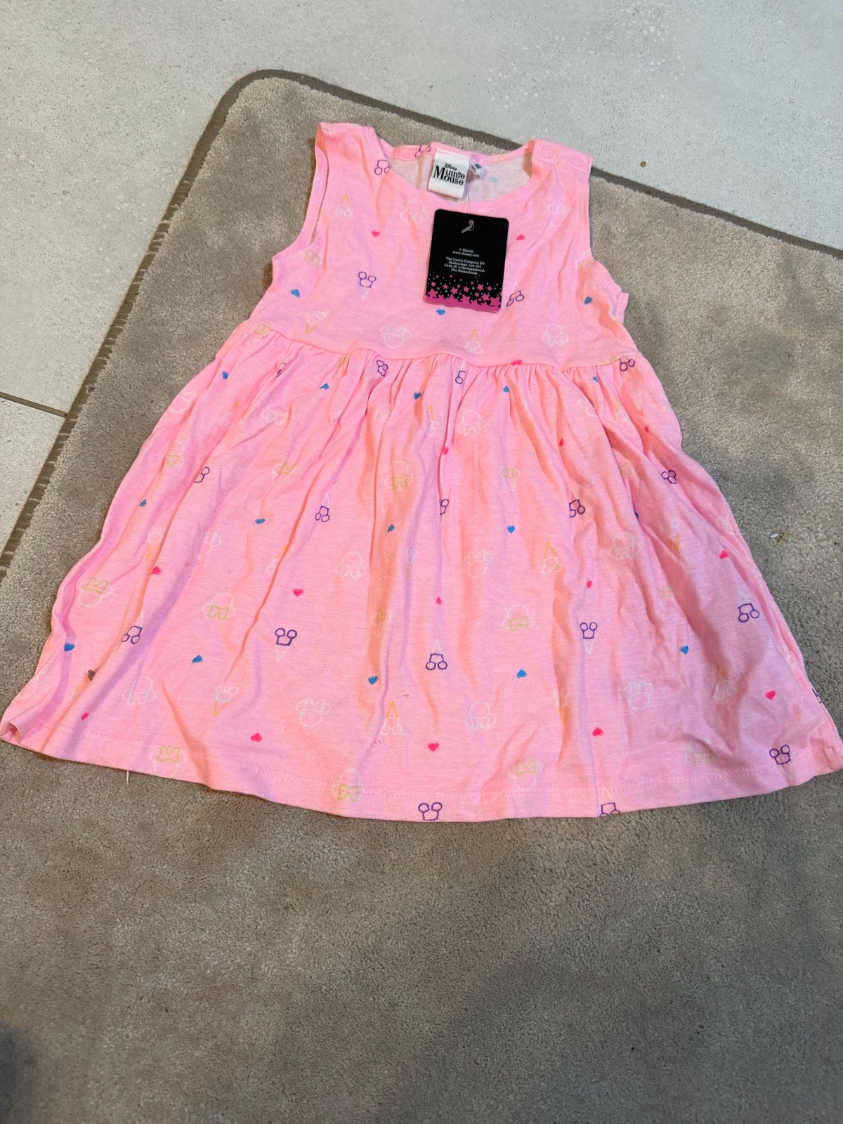 2 x Disney Minnie Mouse jurkjes maat 80 (2 stuks), Ophalen of Verzenden, Nieuw, Meisje