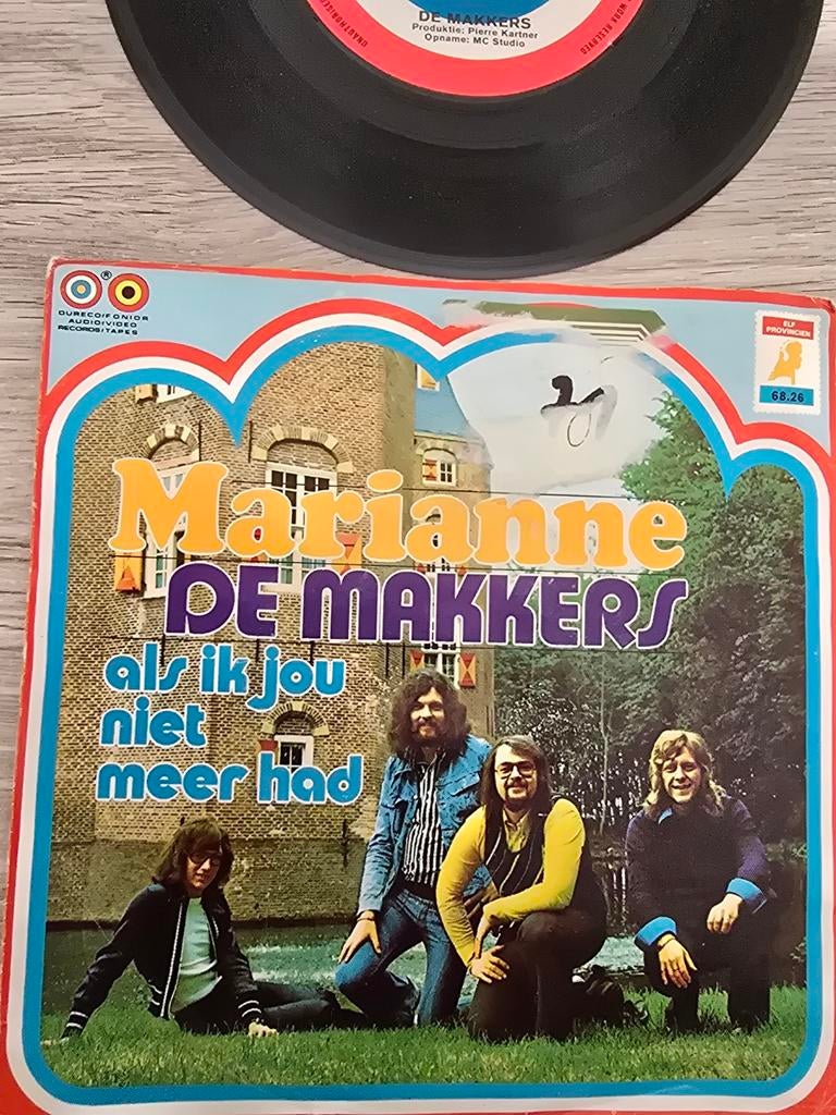 De Makkers/ Marianne, Cd's en Dvd's, Vinyl | Nederlandstalig, Gebruikt, Levenslied of Smartlap, Overige formaten, Ophalen of Verzenden