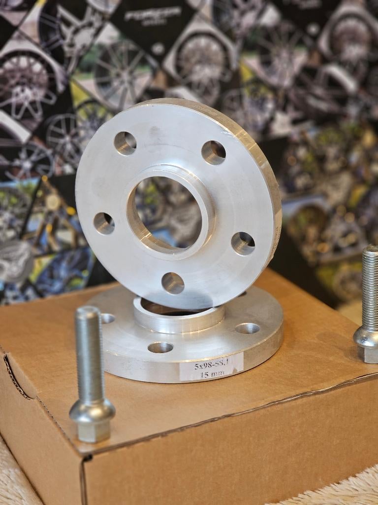 Spoorverbreders spacers 5x98  58,1   Alfa 147 15mm, Ophalen of Verzenden