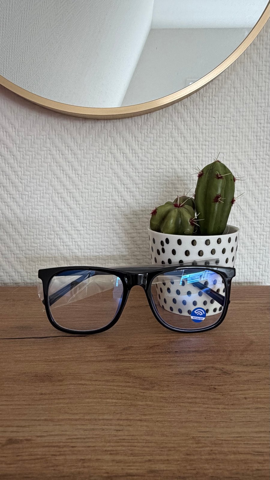 Stoere Beeldschermbril Wayfarer Zwart - Blue Light Filter, Overige merken, Zwart, Nieuw, Ophalen of Verzenden