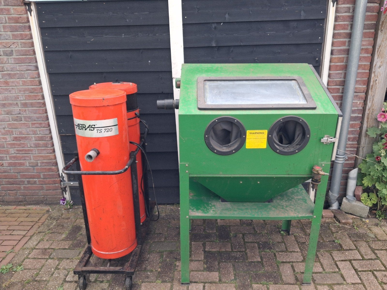 Straal kast, Ophalen