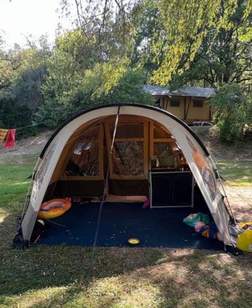 Bardani Paradise Beach 410 - 5-persoons tunneltent, Caravans en Kamperen, Ophalen of Verzenden, Zo goed als nieuw
