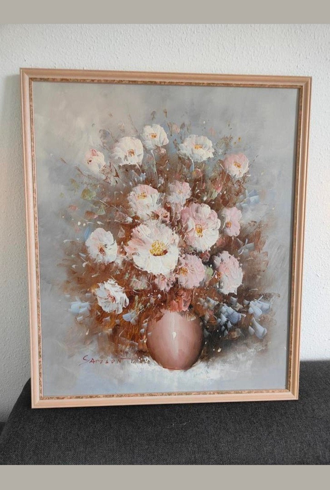 Een mooi olieverfschilderij op doek, Ophalen, 50 tot 75 cm, Schilderij