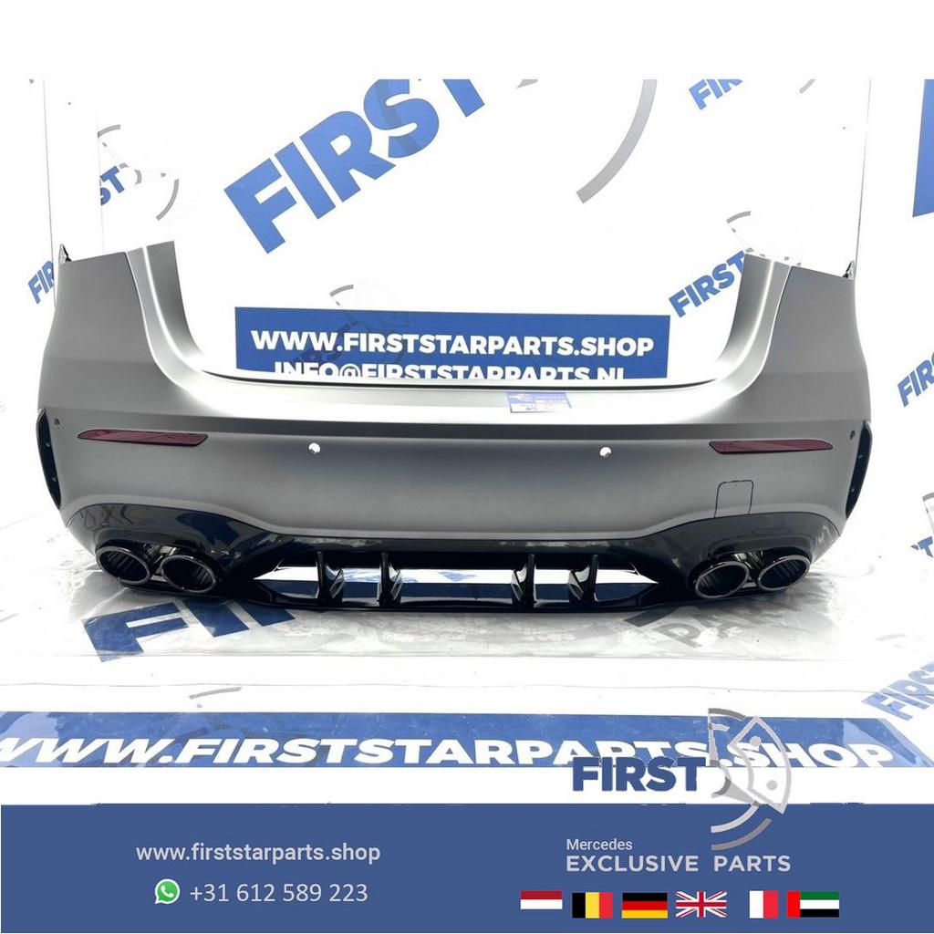 W177 A45 ACHTERBUMPER A KLASSE 2023 A45S AMG ZWART GRIJS WIT, Auto-onderdelen, Gebruikt, -, Ophalen of Verzenden, Achter