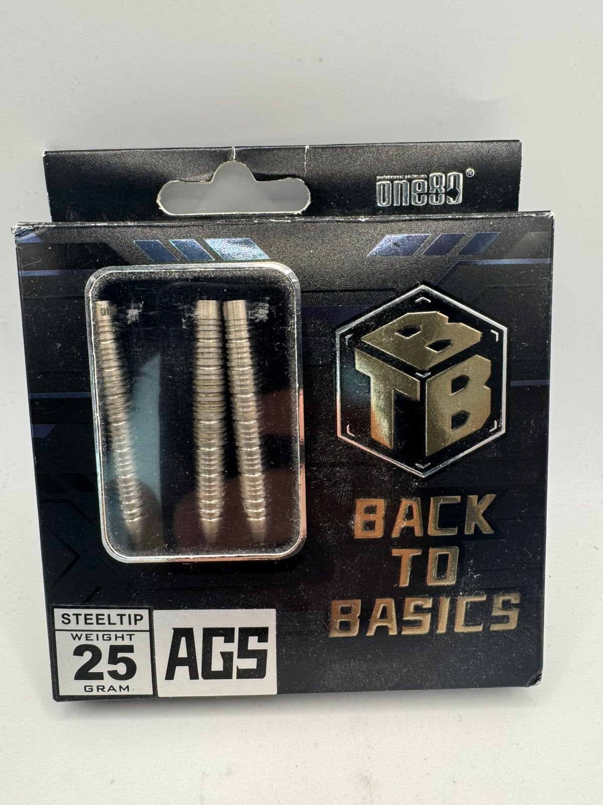 One80 Back To Basic AGS 25 Gram Dartpijlen, Ophalen of Verzenden, Zo goed als nieuw, Nvt, Pijlen