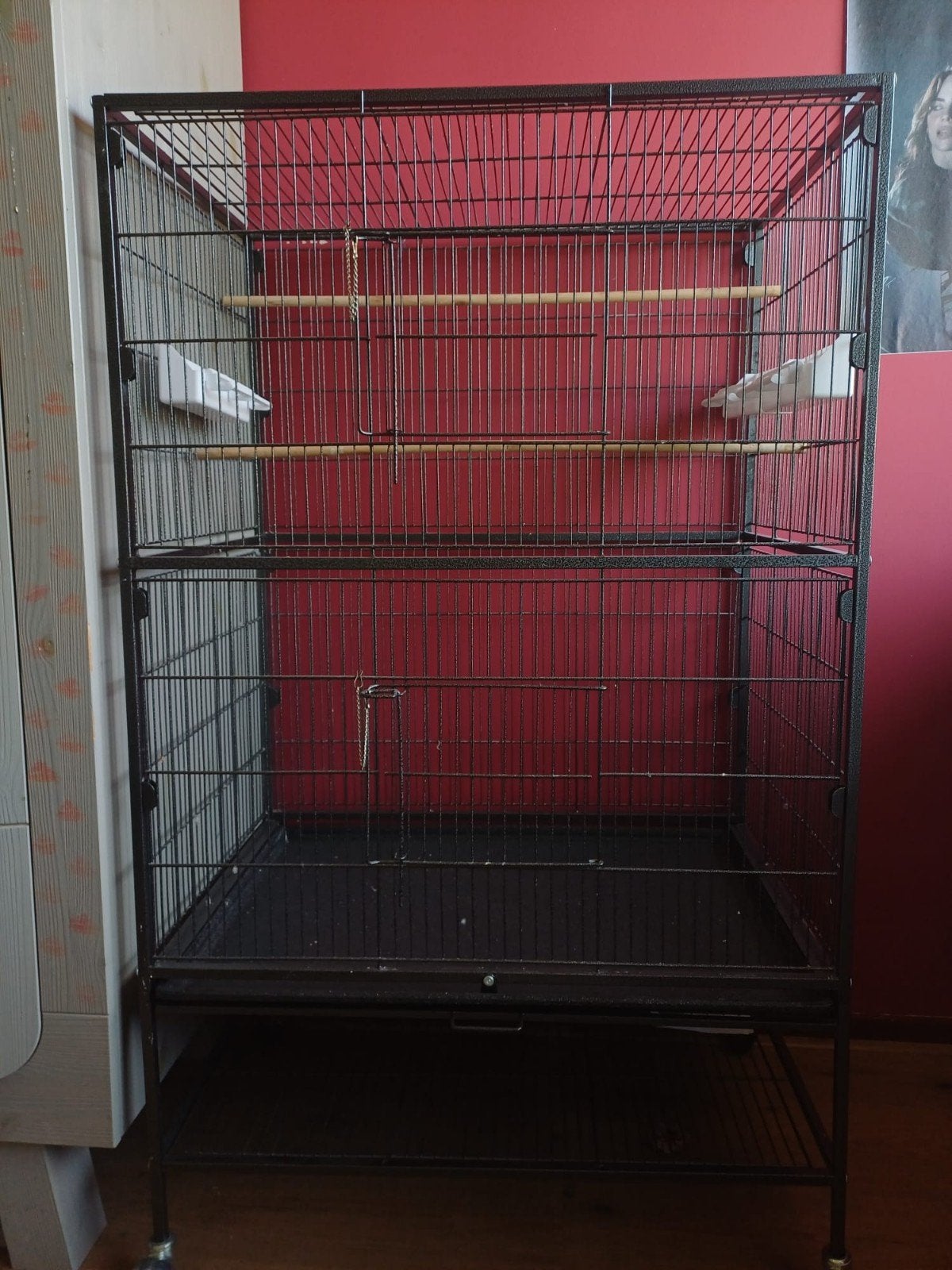 Grote Vogelkooi / Volière, Ophalen, Kooi, Gebruikt, 90 cm of meer