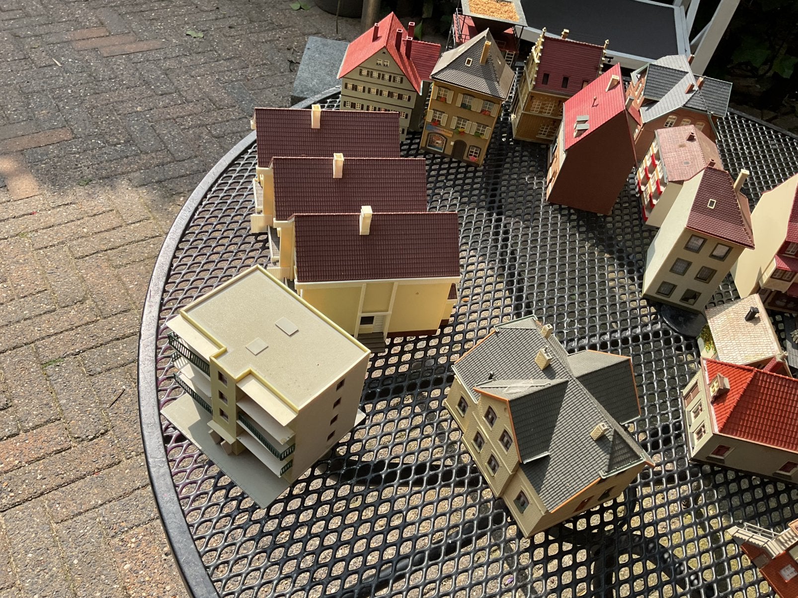 Ho faller kibri huisjes partij, Hobby en Vrije tijd, Modeltreinen | H0, Gelijkstroom of Wisselstroom, Brug, Tunnel of Gebouw, Zo goed als nieuw