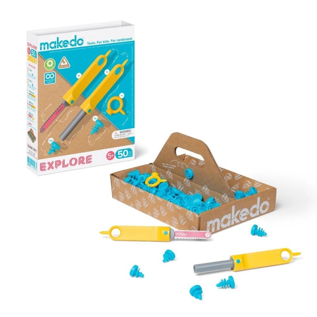 Makedo Explore Kit 50 stuks - nieuw, Makedo, ., Nieuw, Ophalen of Verzenden