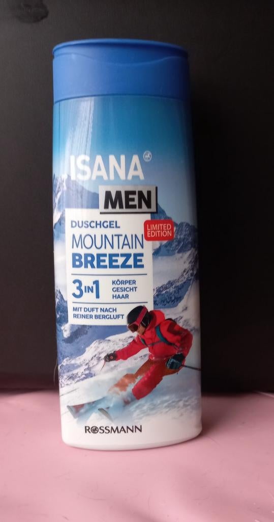 Isana Men Duschgel Mountain Breeze 3in1 - Nieuw, Ophalen of Verzenden