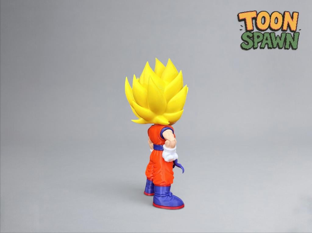 Sonic Goku Beeld 30cm – Unieke Mashup, Ophalen of Verzenden, Nieuw, Fantasy