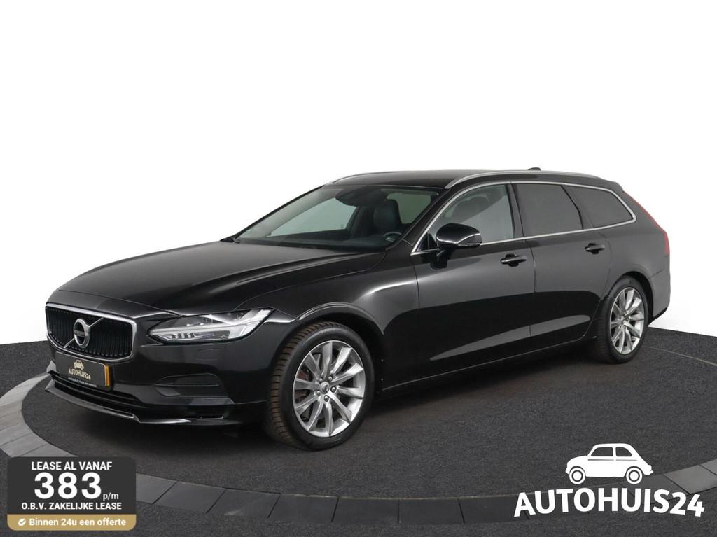 Volvo V90 2.0 T4 Momentum KEYLESS|TREKHAAK|PILOT|LED|LEDER, Auto's, 93 €/maand, Autotrust, 750 kg, 5 stoelen