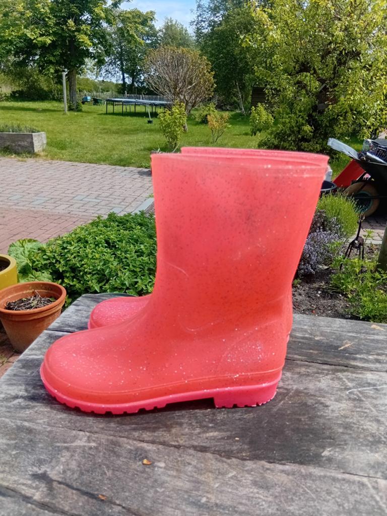 Regenlaarzen maar 32/33 Hema., Ophalen of Verzenden, Zo goed als nieuw, Jongen of Meisje, Laarzen