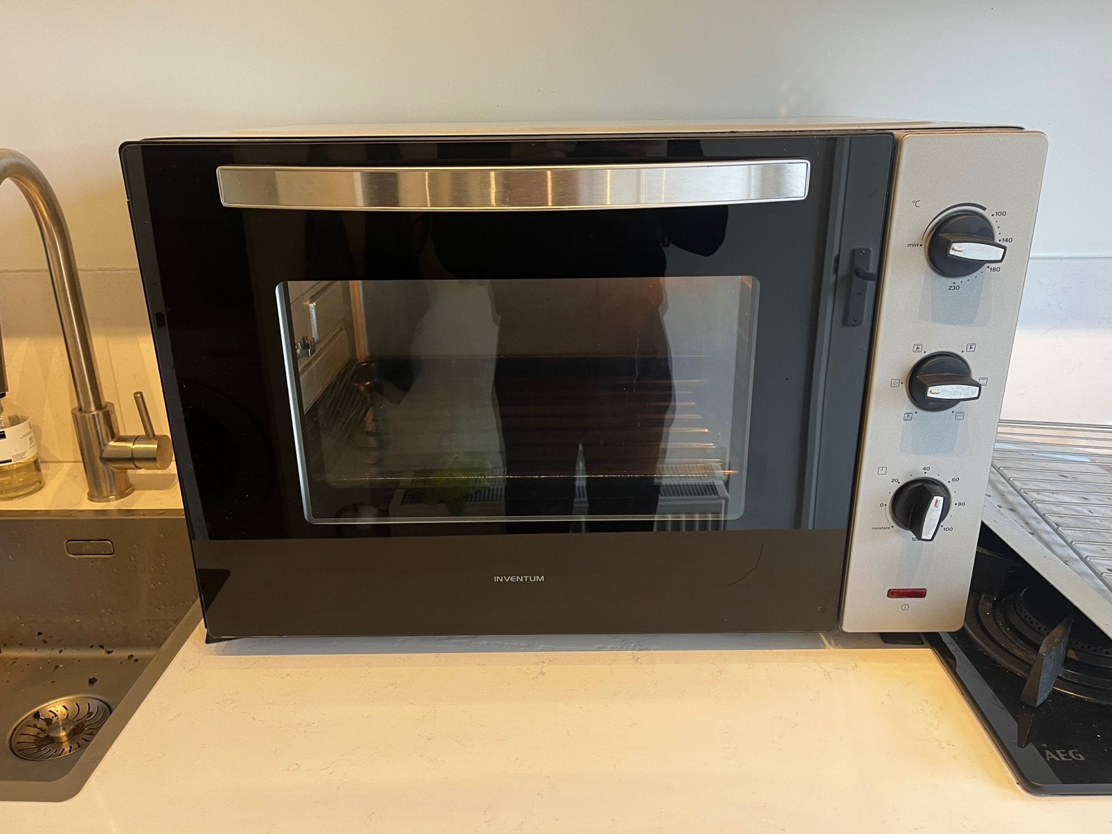 Oven - Inventum - vrijstaand - 60 liter, Ophalen, Minder dan 45 cm, Gebruikt, Oven