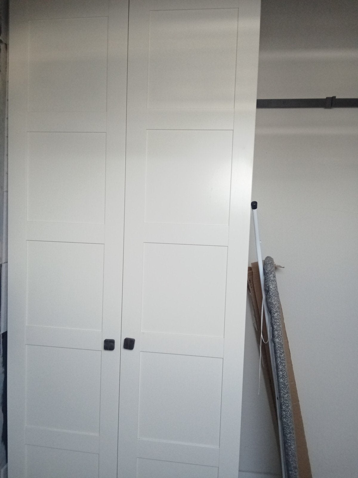 IKEA Pax Kast 100x234 met planken en draadmand, 200 cm of meer, 50 tot 75 cm, Gebruikt, Met deur(en)